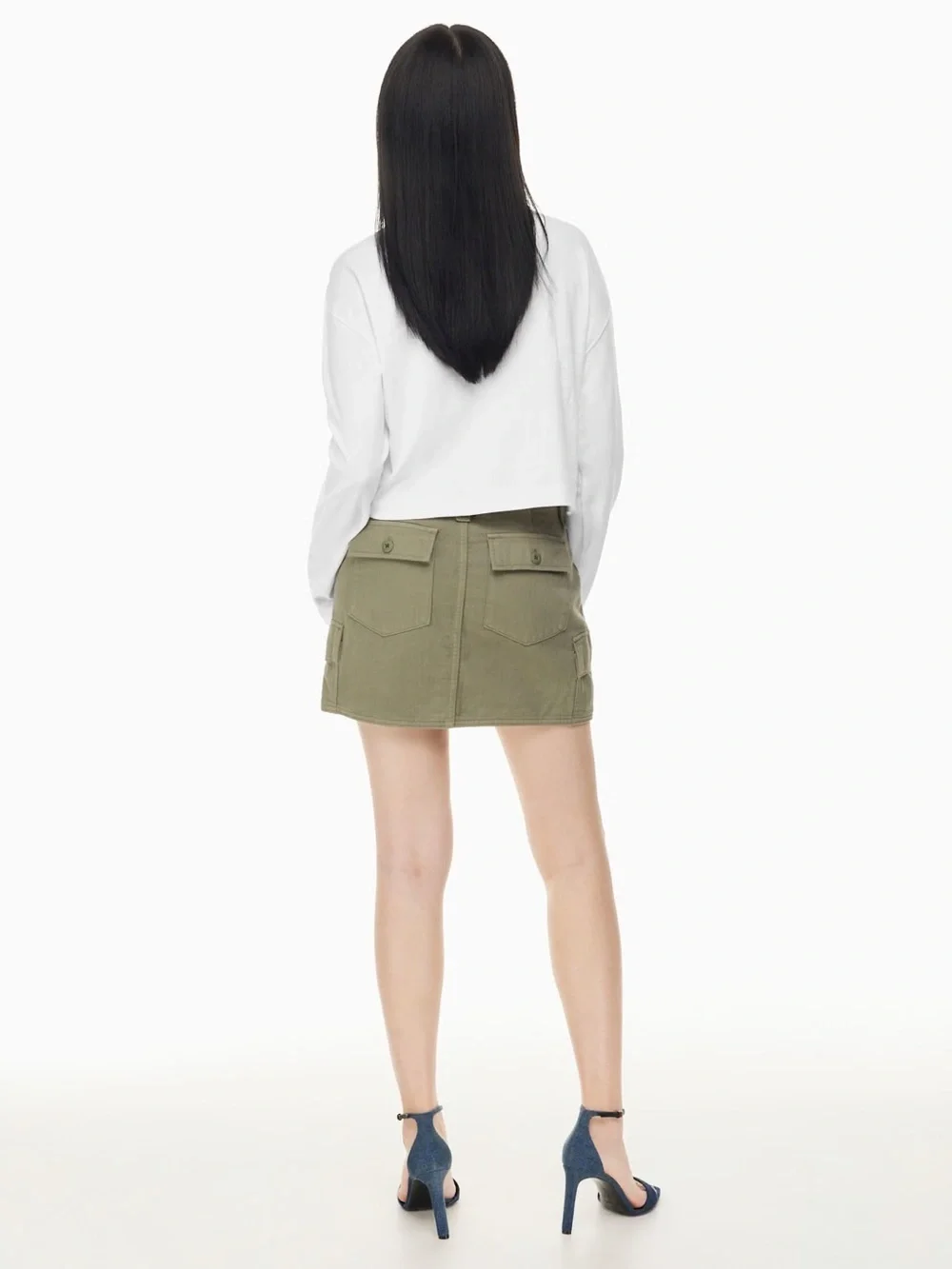 Aritzia Denim Forum The '90s Utility Jean Mini Skirt